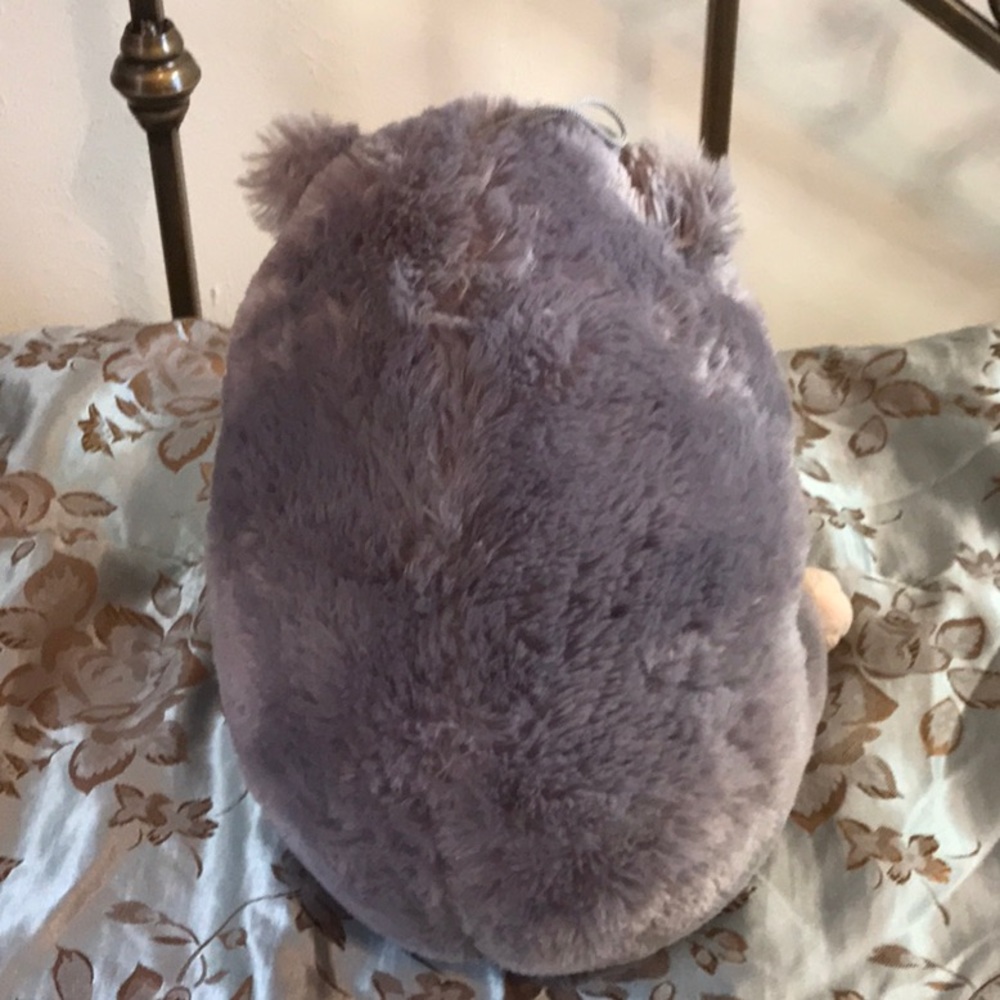 Soft plush stuffed chubby mouse big eyes 11 inches - Picture 4 of 9